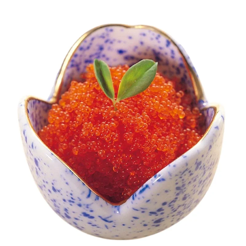 Indonesia high in nutrition fresh sweet and salty taste tobikko orange frozen flying fish roe