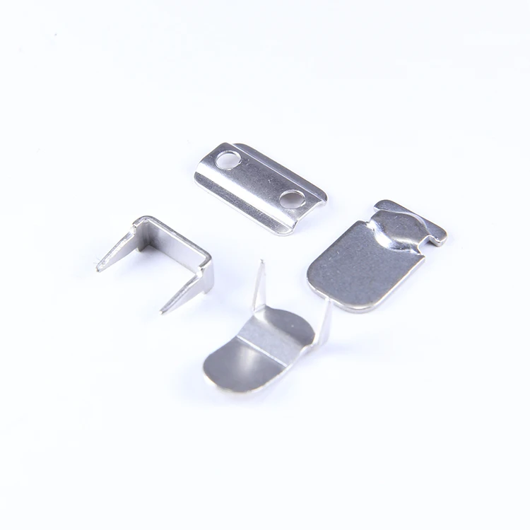 Brass small size durable 4 parts trouser hook