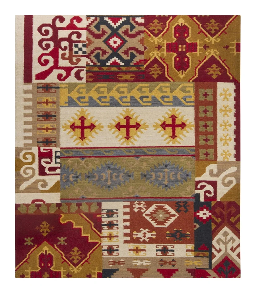 BEST PRICE INDIAN HANDMADE WOOL MODERN KILIM RUG