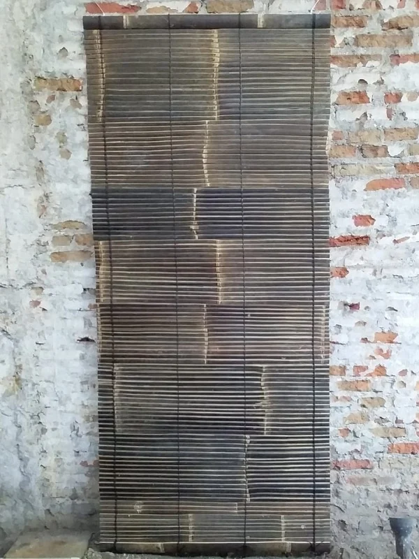 bamboo curtain black