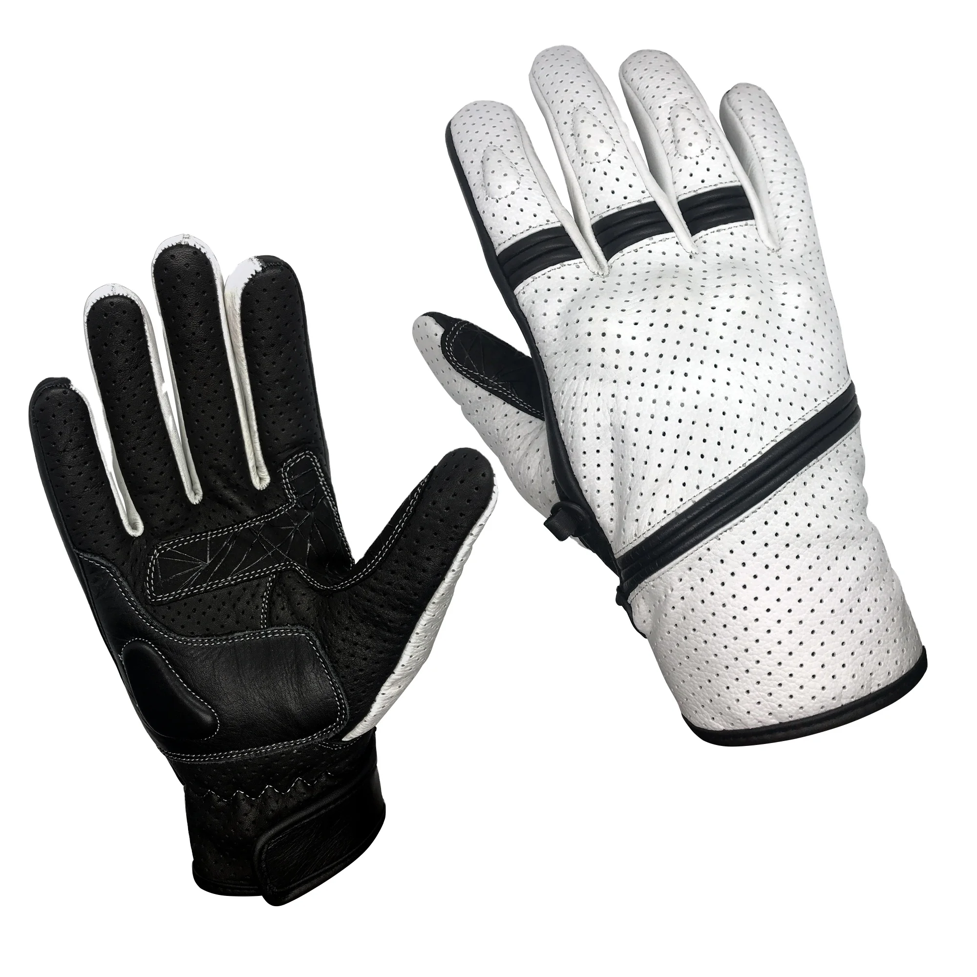 Custom Best Selling High Quality Winter Men Deerskin Leather Gloves Soft Fashion Velvet Black