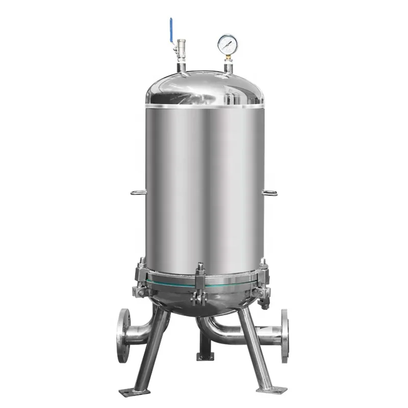 High-grade finish welds polished 316 stainless steel activated carbon Single Multi Cartridge filter housing