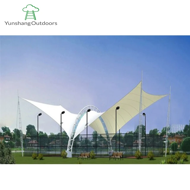 China Tensile Structure for swimming pool indoor sunshade roof