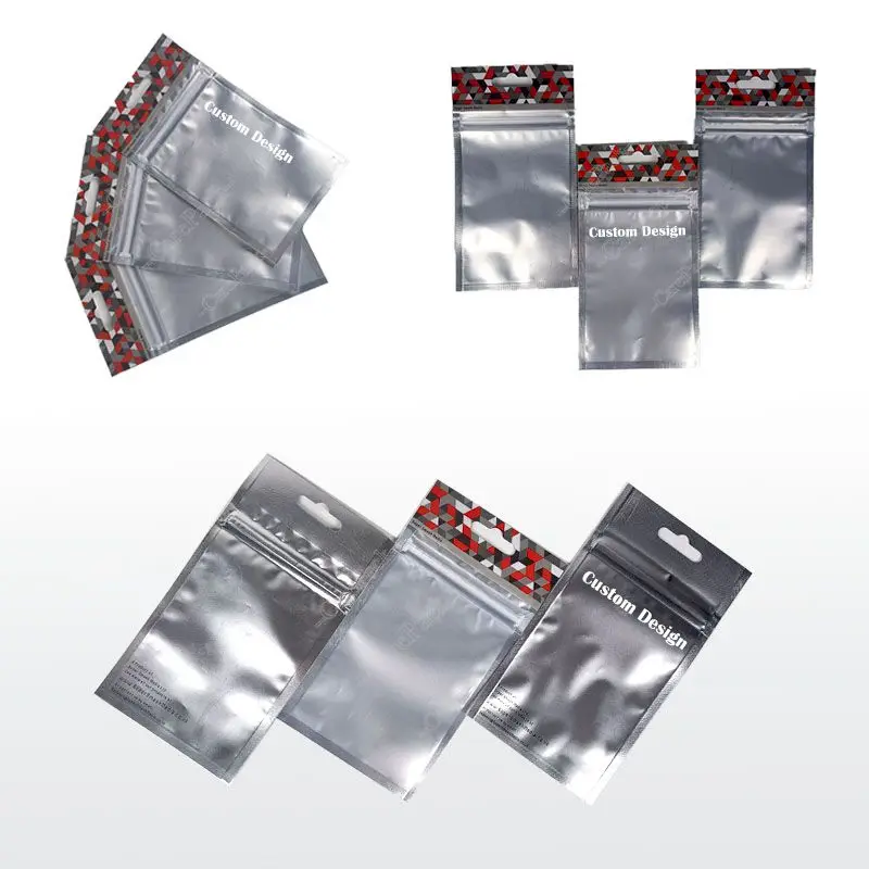 Custom Printing Design New Fashion Sunglasses High Quality Empty Translucent Packaging Bag