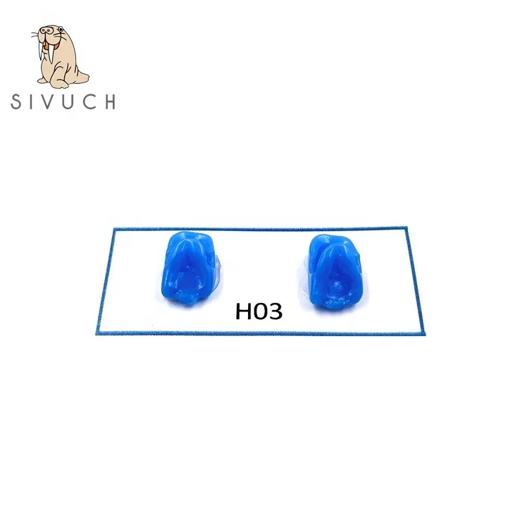 Blue tooth shape sprue wax dental