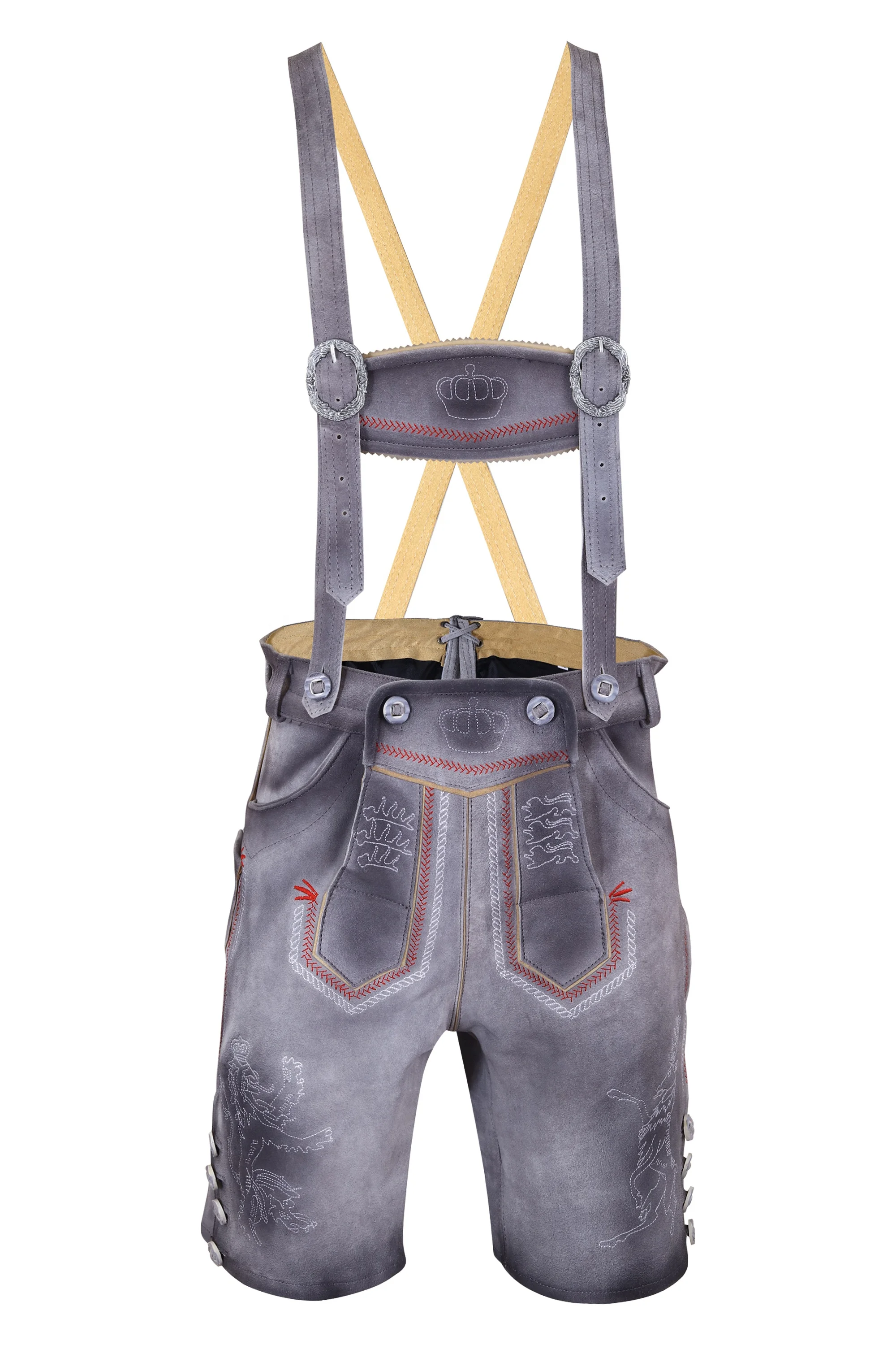 Trachten Lederhosen Herren kurz - oktoberfest bavarian kurz lederhose 2024