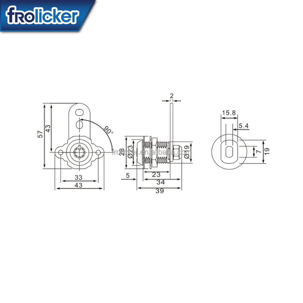 23 MM Cam Lock For Video Game Machine  Amusement Machines  Arcade Machine