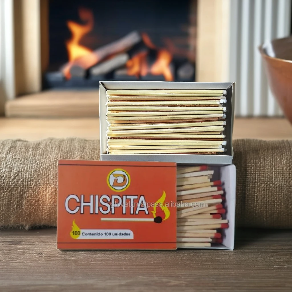 Premium quality custom printing paper matches box packaging with barbeque safety matches at cheapest price from India