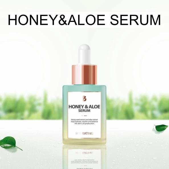 40ml Korean Aloe Vera Serum Hydration Liquid Face Serum with OEM Private Label