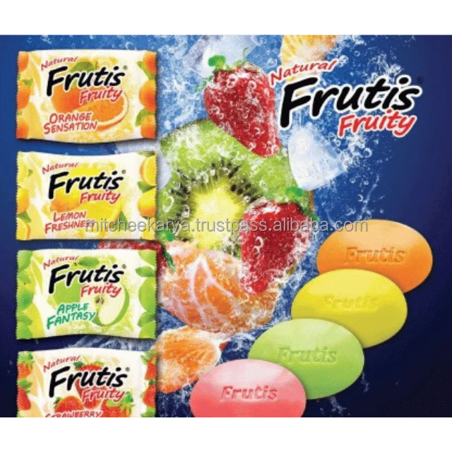 Custom Brand FRUTIS BAR SOAP Private Label OEM ODM Indonesia Lemon Harmony Direct Manufacturer Cheap Mineral Ingredient