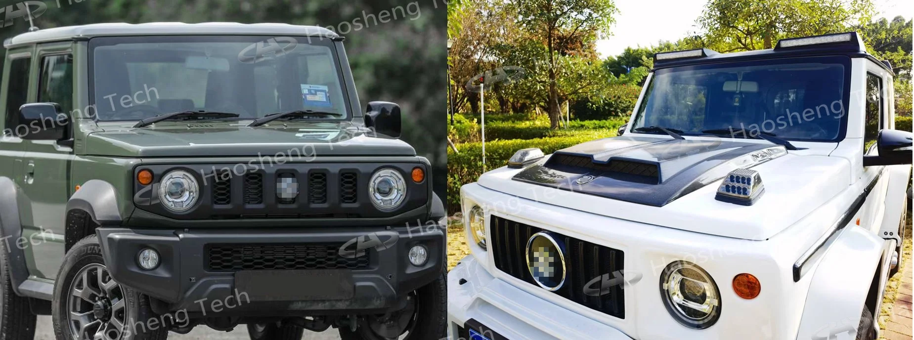 Bra-Bus Style High Quality Carbon Fiber Car Engine Hood Cover For Suzuki Jimny 2019-2024 JB74 JB64 XL