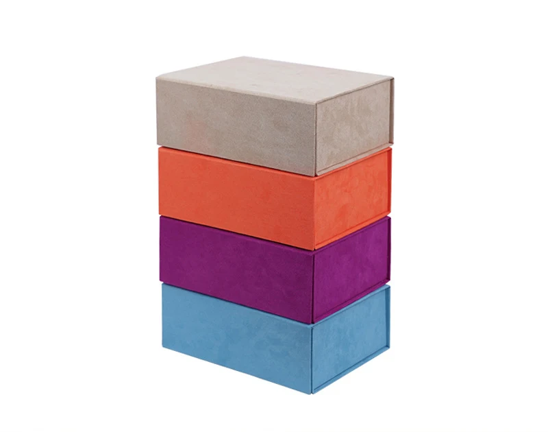 Customized Logo Luxury Cardboard Collapsible Folding Rigid Clothes Wig Packaging Magnetic Closure Large Velvet Gift Boxes