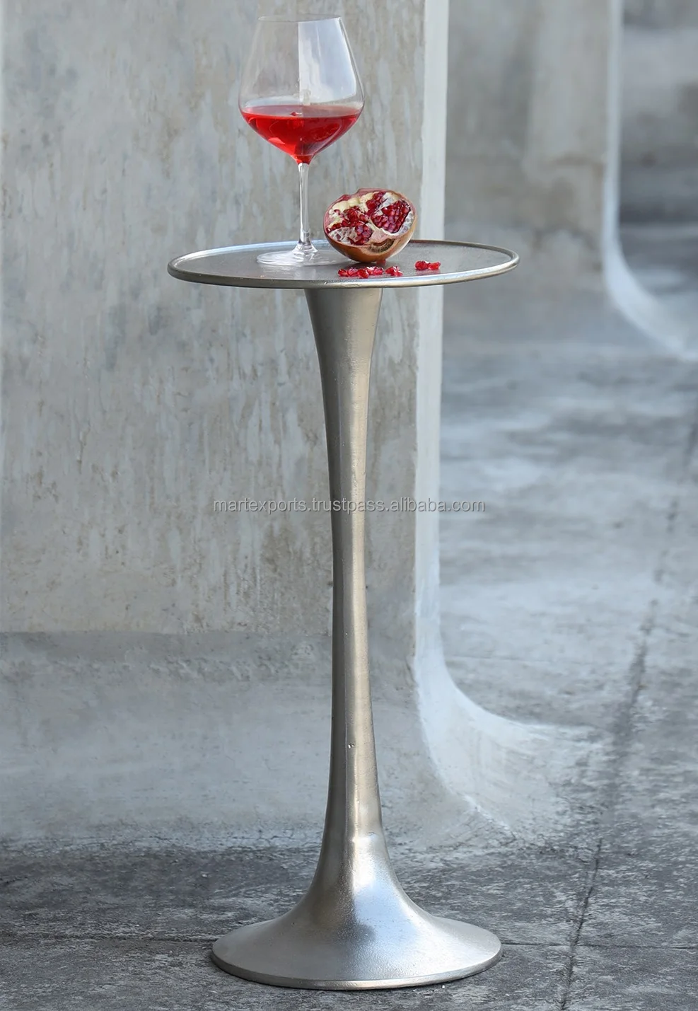 2023 new aluminium set of 2 tray top nesting side tables coffee table for your living room home decor luxury furniture set