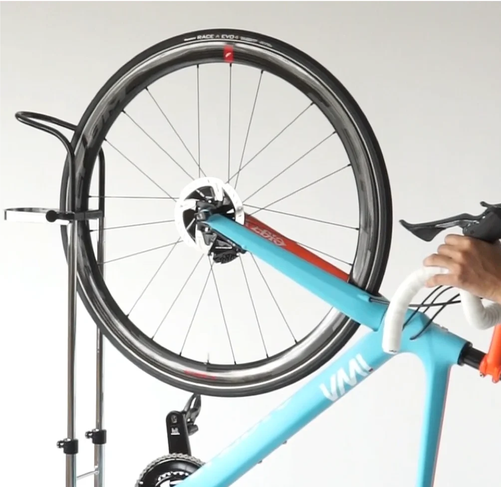 High quality Japanese bike accessories bicycle stand for vertical bike rack and horizontal bike rack for e-bike, road bike, MTB