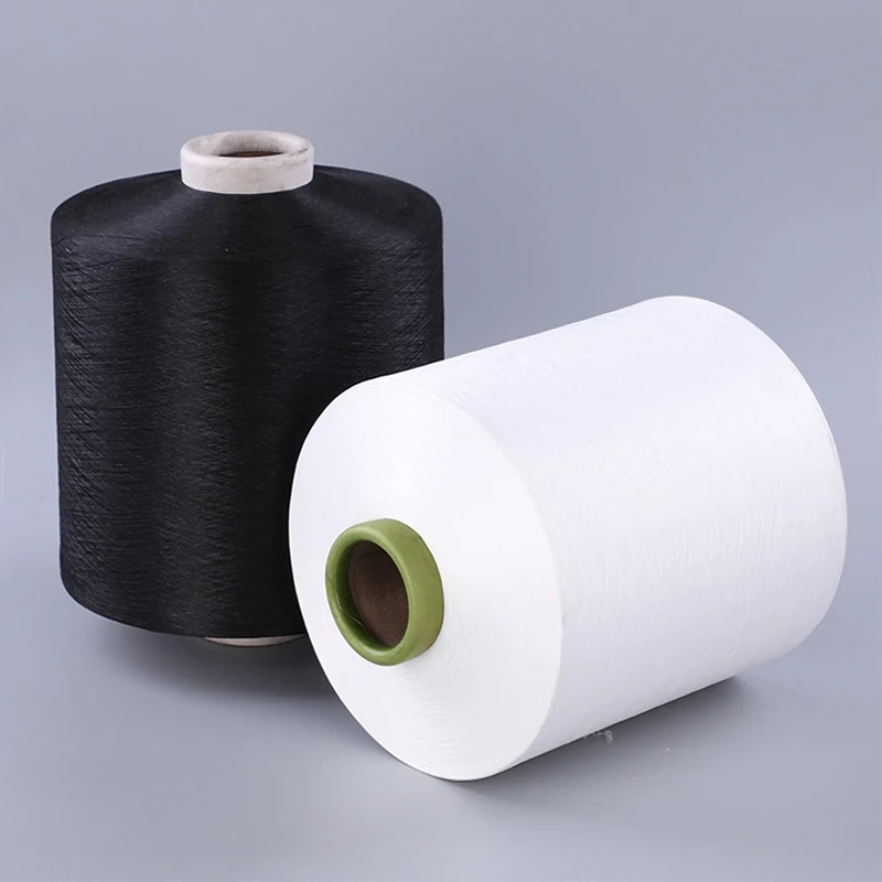 ACY 2040 Spandex Covering Elastic Recycling Yarn Raw Colors Spandex Covered Yarn