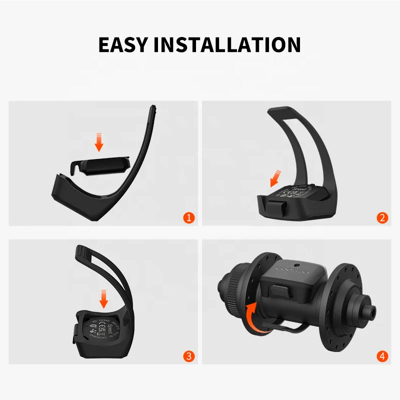 CooSpo BK9S Smart Wireless Bike Sport Sensor Bicycle Cadence Sensor Cycling Speed Sensor