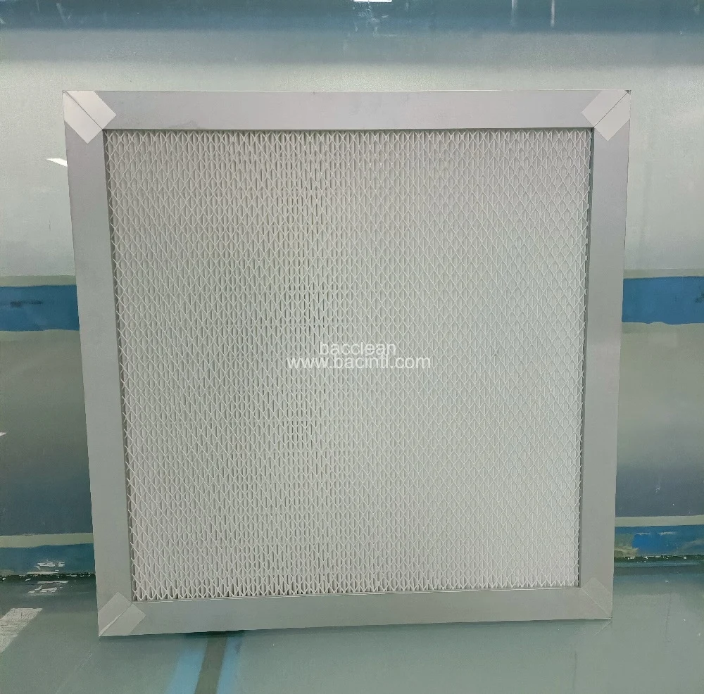 Clean Room High Efficiency Laminar Flow Air Filter HEPA Filter Gel Seal HEPA Filter