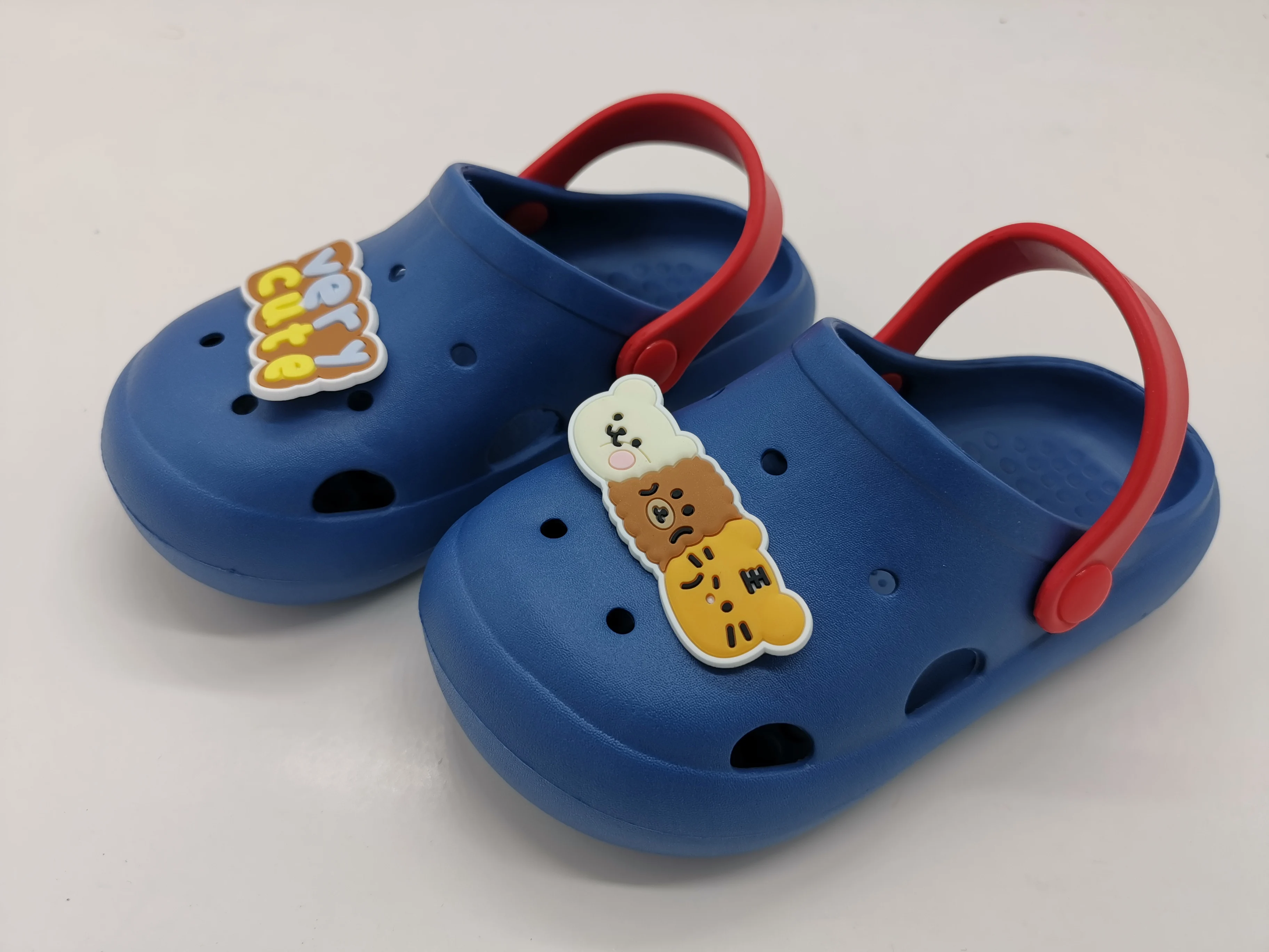 2024 Cute Animal Alphabet Pattern Eva Children Clogs Customized Durable Eva Garden Clogs Shoes Sandals Slippers for Kids