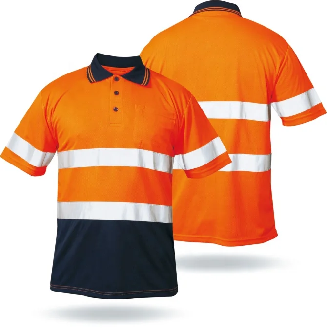 Long Sleeve Reflective Workwear Safety Shirt Work Suits Mechanical Workwear High Visibility Work Wear