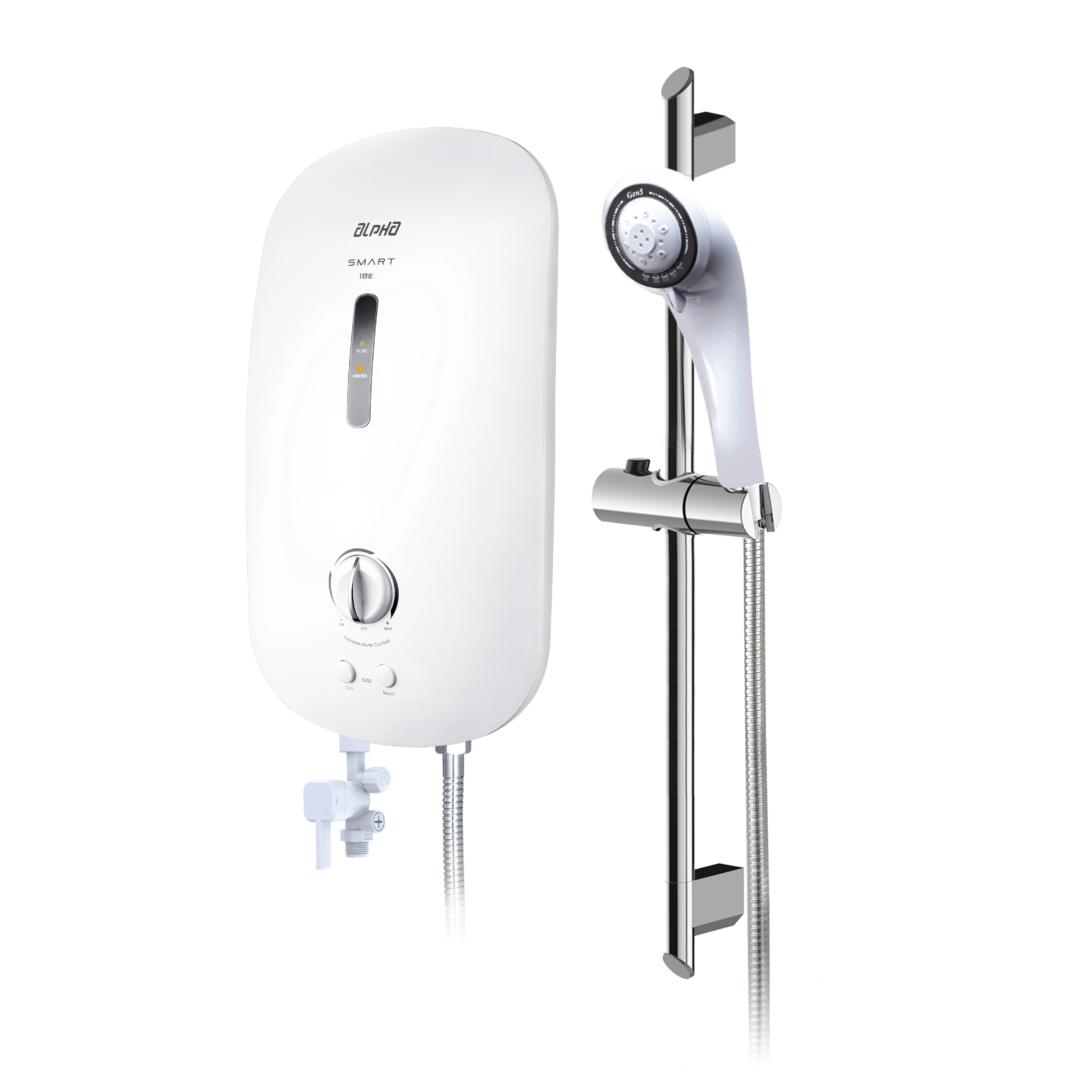 Новое поступление мгновенный Электрический водонагреватель SMART 18E 3.5KW белого цвета с автоматическим тестом для душа неограниченным количеством горячей воды