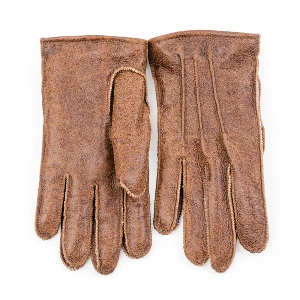 Outdoor Fashion Women Touchscreen Suede Leather Full-Finger Fur Sheepskin Winter Breathable Leather gloves from Pakistan