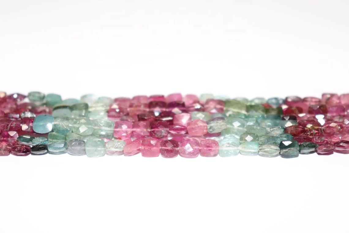 Multi tourmaline beads watermelon tourmaline beads 5 mm tourmaline for making jewelry