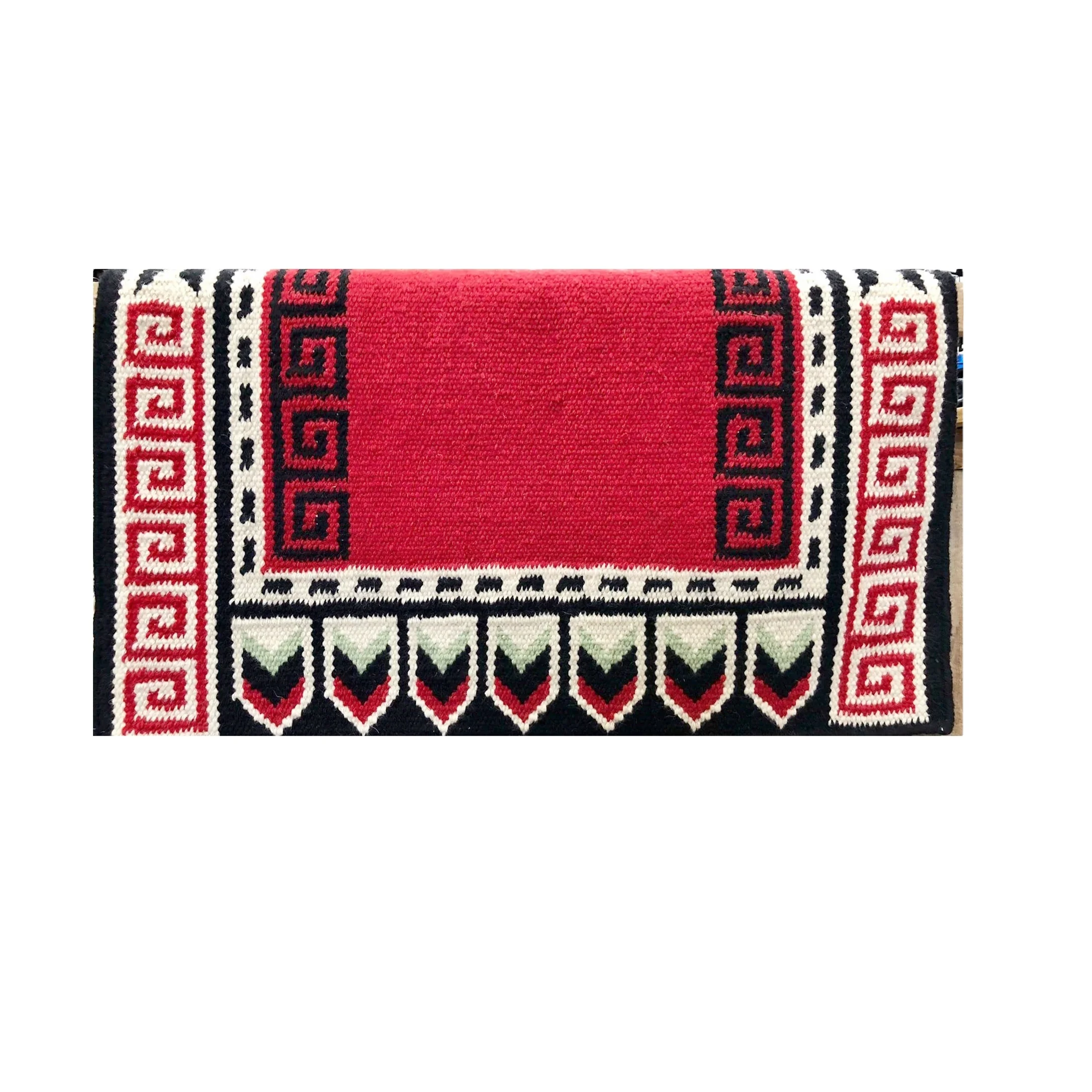 Equestrian Western Saddle Pad Breathable Horse Blanket with Glitter for Jumping and Dressage Filled with Wool and Felt