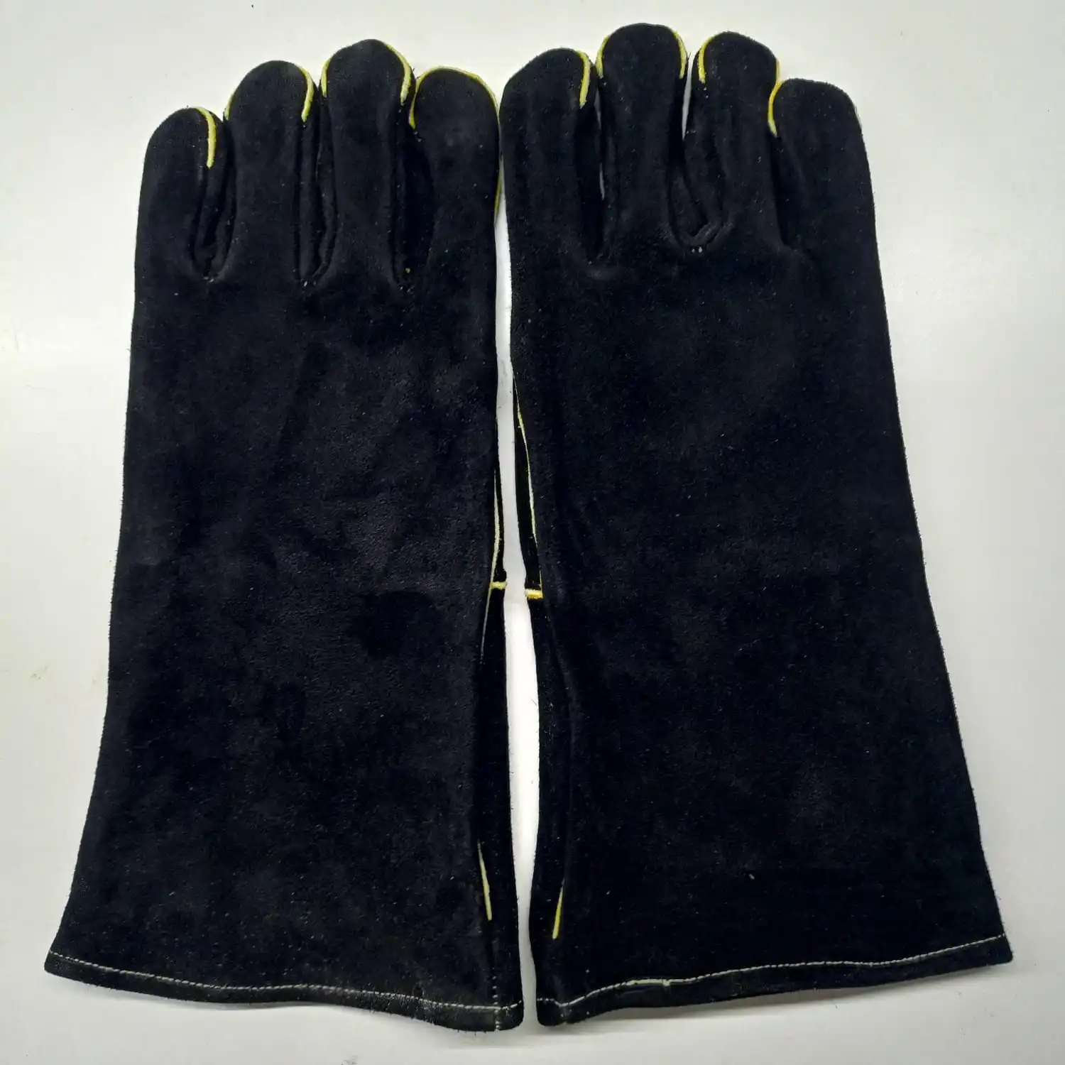 High Temperature Cow Split Leather welding Heat resistant Oven Gloves High Selling Export Quality Leather Ce Certified Approved