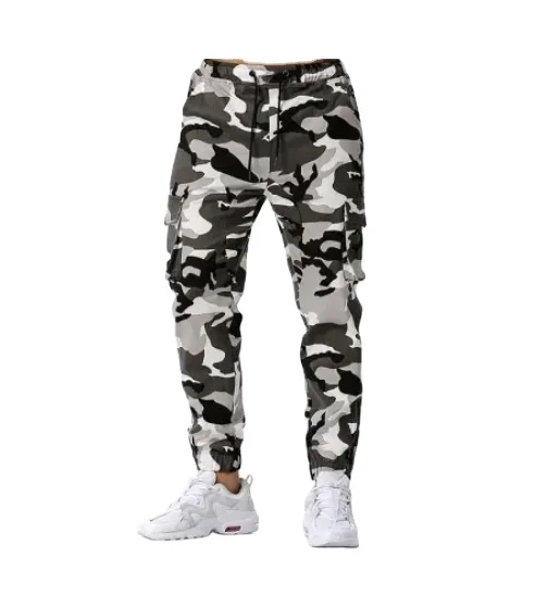 Брюки-султанки мужские камуфляжные, чистый хлопок, много цветов, стиль милитари, тактические штаны-карго, джоггеры с карманами