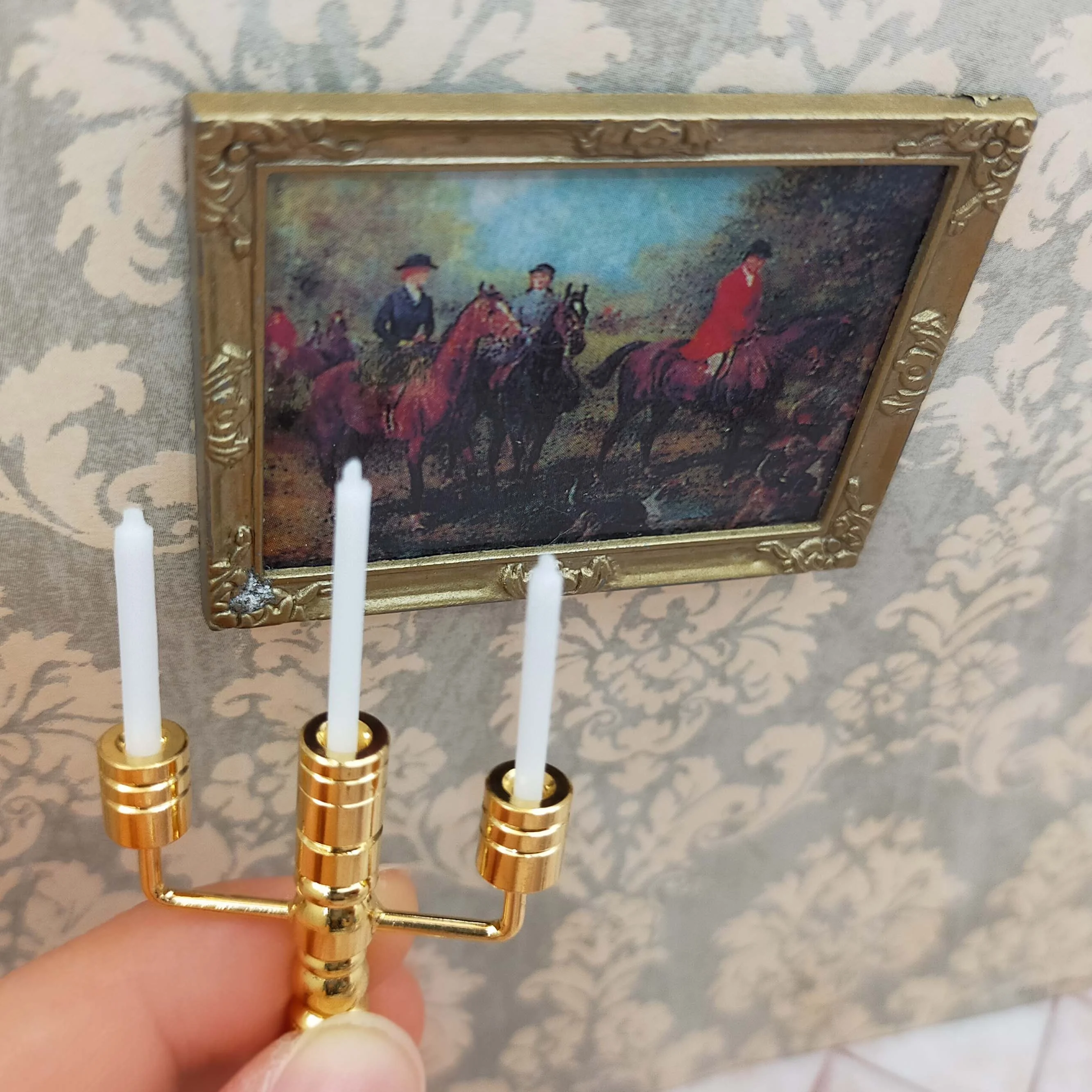 Miniature Doll House 1:12 Fancy Study Room