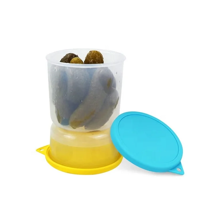 Maisons New Arrival Kitchen Storage Leak-proof Pickle and Olives Canning Jar Container with Strainer