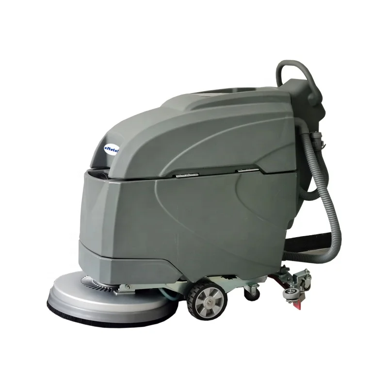 Professional wet and dry industrial walk behind floor scrubber  cordless cleaning equipment