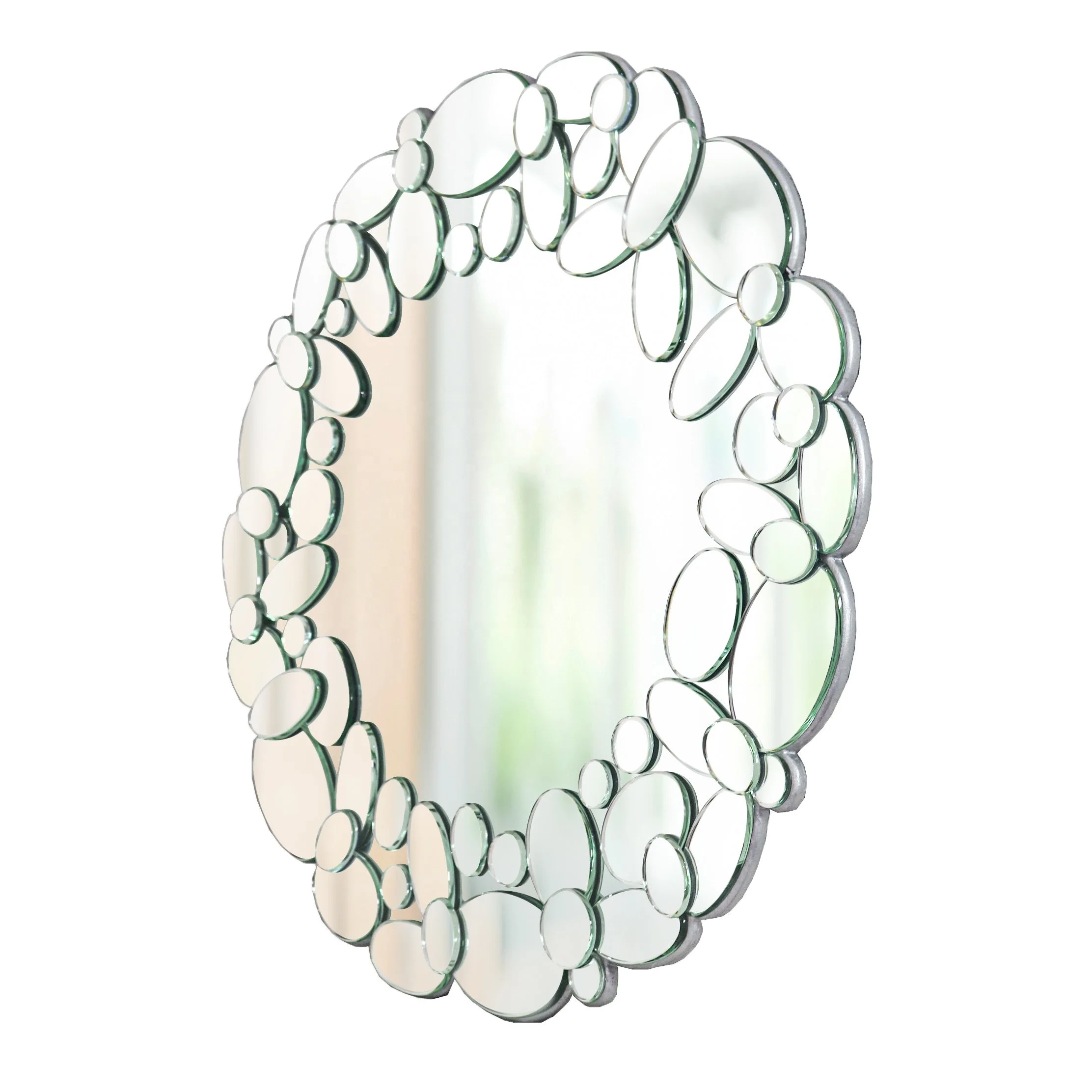 Best Seller 8-Layer Silver Coated Modern Design Home Decor Wall Mirrors High Quality Glass Direct Factory Wholesale Bathroom Use