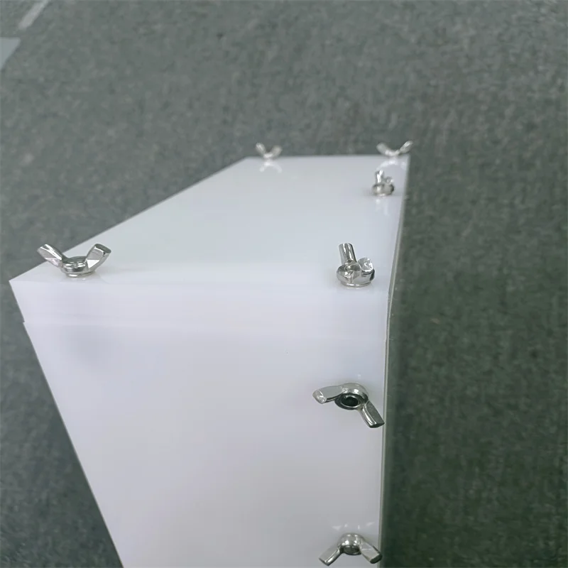 Large Rectangular Resin Mould Removable Screw Craft Epoxy HDPE Resin Mold