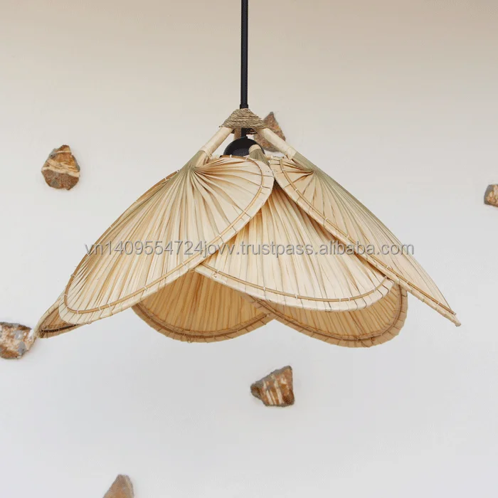 Натуральный абажур из пальмовых листьев/Бохо дизайн кулон свет/украшение сделано во Вьетнаме