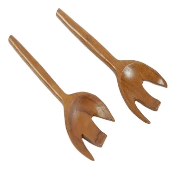 Best Seller & High Quality Wood Spoon Fork : solid wood table top restaurant