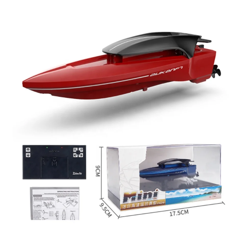 
Hot selling New 2.4G Mini Remote Control High Speed Boat RC Racing Boat RC Toys 