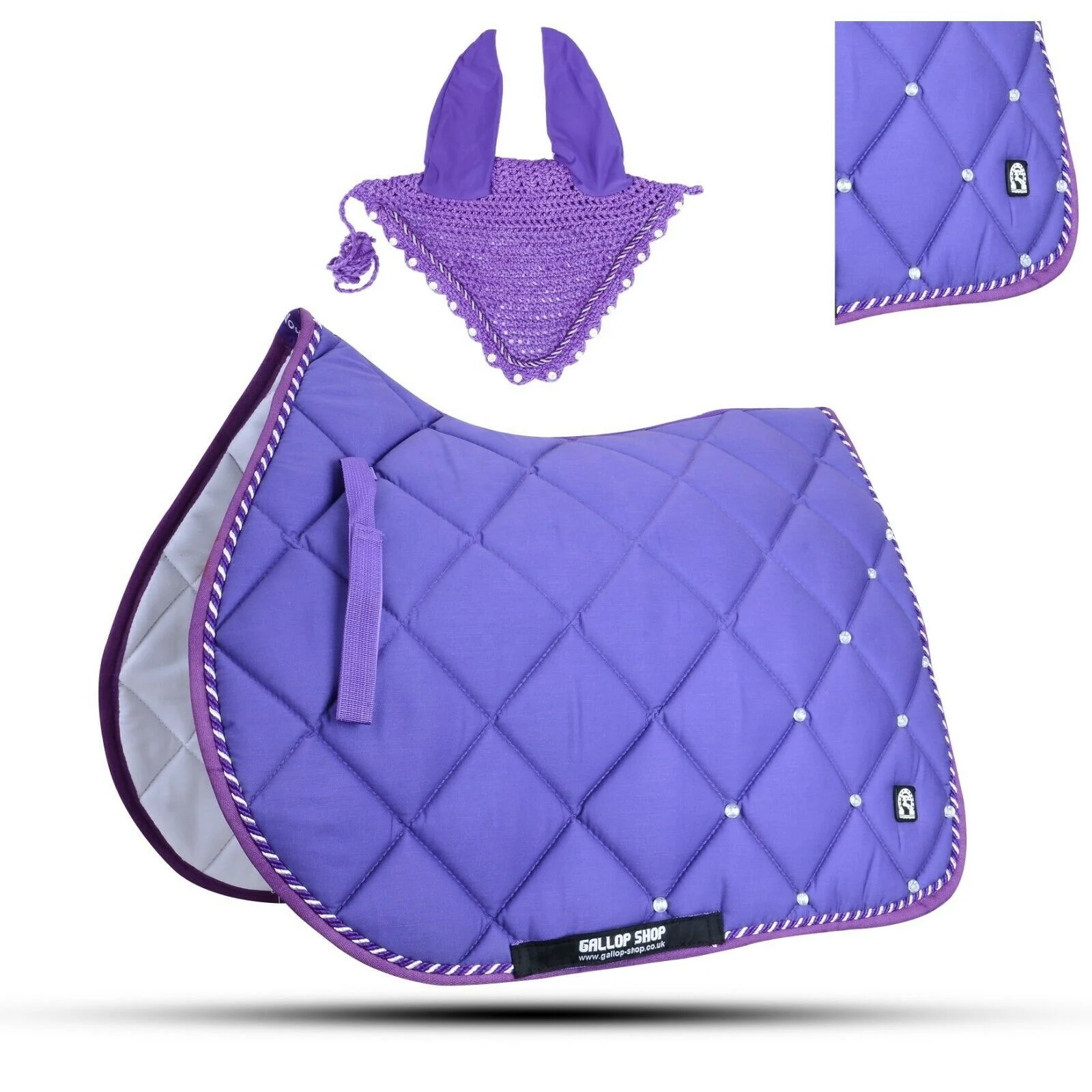 Horse Jumping Saddle Pads Ear Bonnet horse riding pad