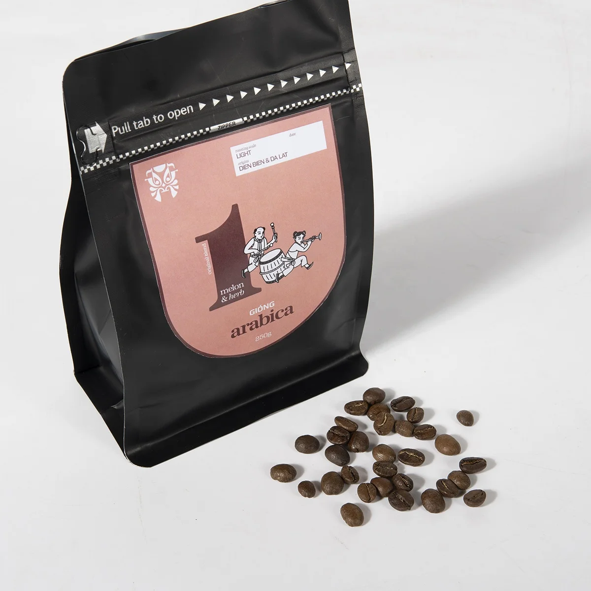 100% Высококачественные жареные кофейные зерна из арабики GIONG Blend 1 лечебный кофейный легкий жареный в цельных Зернах