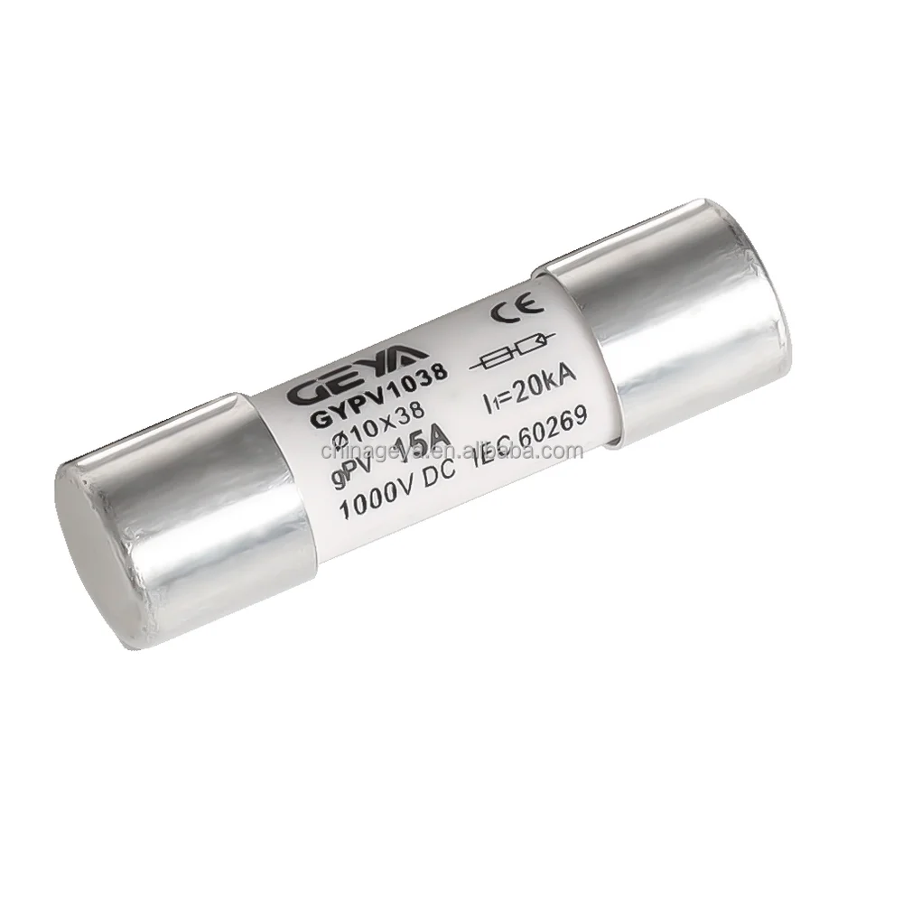  GEYA GYPV-1038 фотоэлектрическая Солнечная Панель DC фотоэлектрических предохранитель Компоненты тепловой высокое качество 1000V