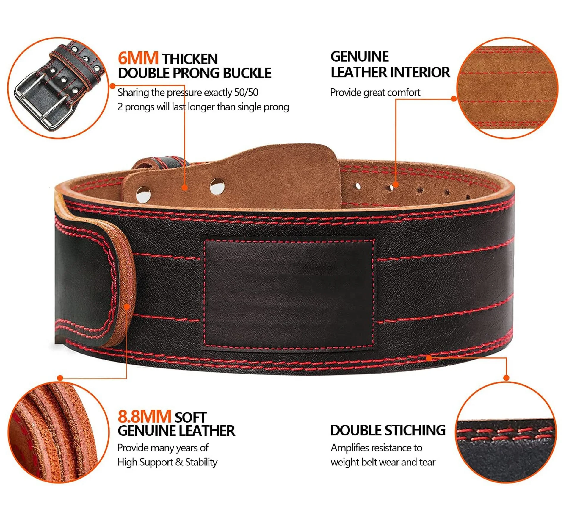 High Quality Weight lifting Belt For Squats Weightlifting Power Training Back Support Factory Wholesale