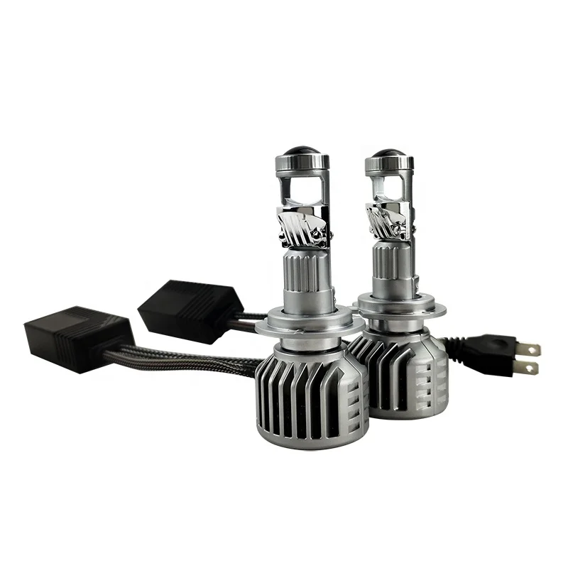Высокомощный дальний/ближний свет h4 H7 H11 9005 9006 9012 Биксеноновая светодиодная Автомобильная фара 12 В проектор мини объектив
