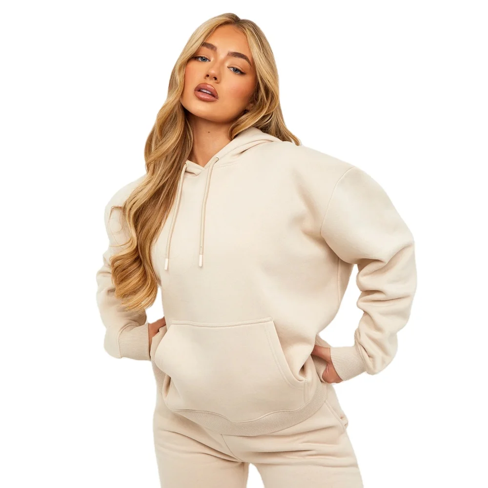 Женские комплекты для бега из 2 предметов спортивный пуловер толстовки спортивные штаны костюмы комплект двух наряды с меховой подкладкой