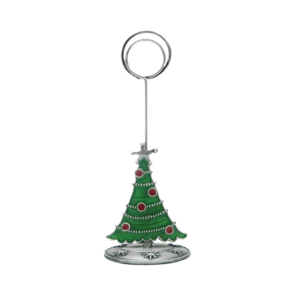 CHRISTMAS ORNAMENT DECORATIVE STATIONERY GIFT  TABLE NAME CARD HOLDER CLIPS PICTURE MEMO PHOTO STAND