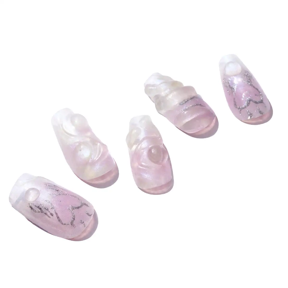 Korean 100% Real Salon Quality Press on gel nails Gel Nail sticker manicure Wholesale Certified