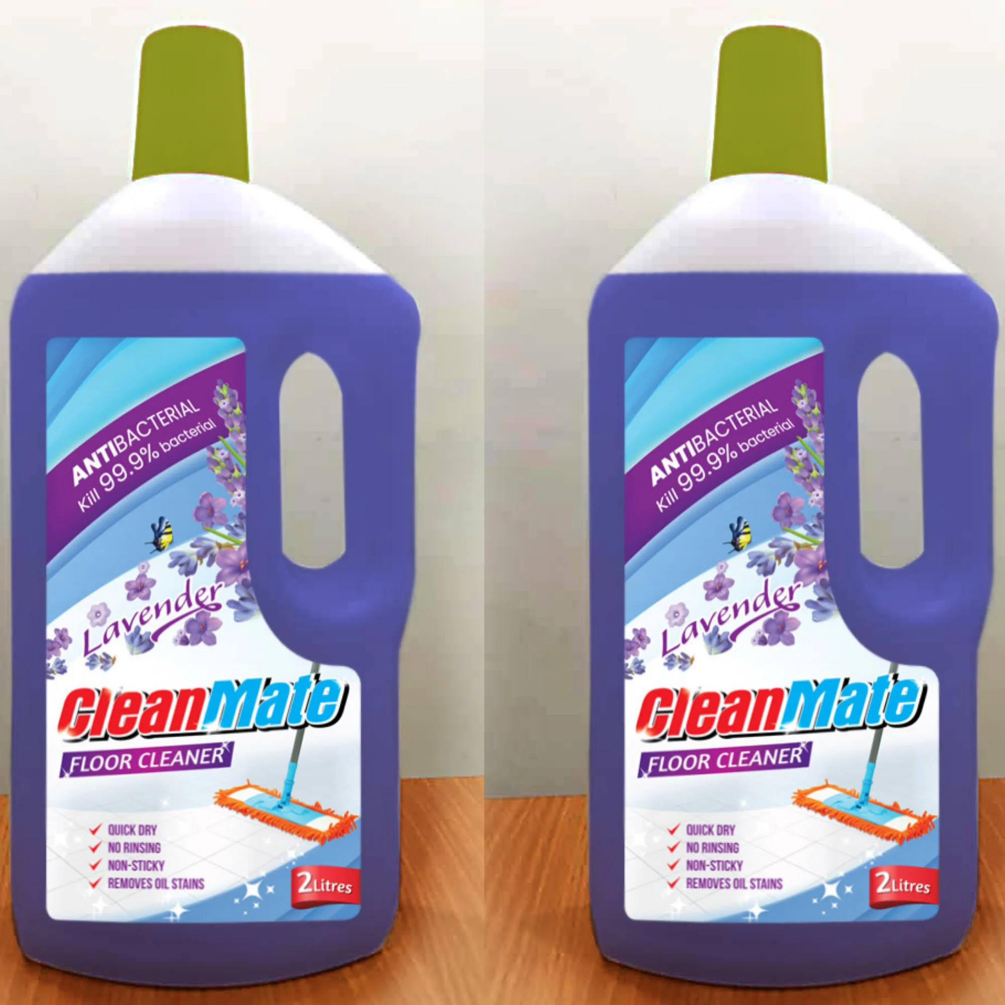 
Lavender & Spring Fresh Flavor CleanMate Multi Purpose Anti-bacterial Tile Floor Cleaner 