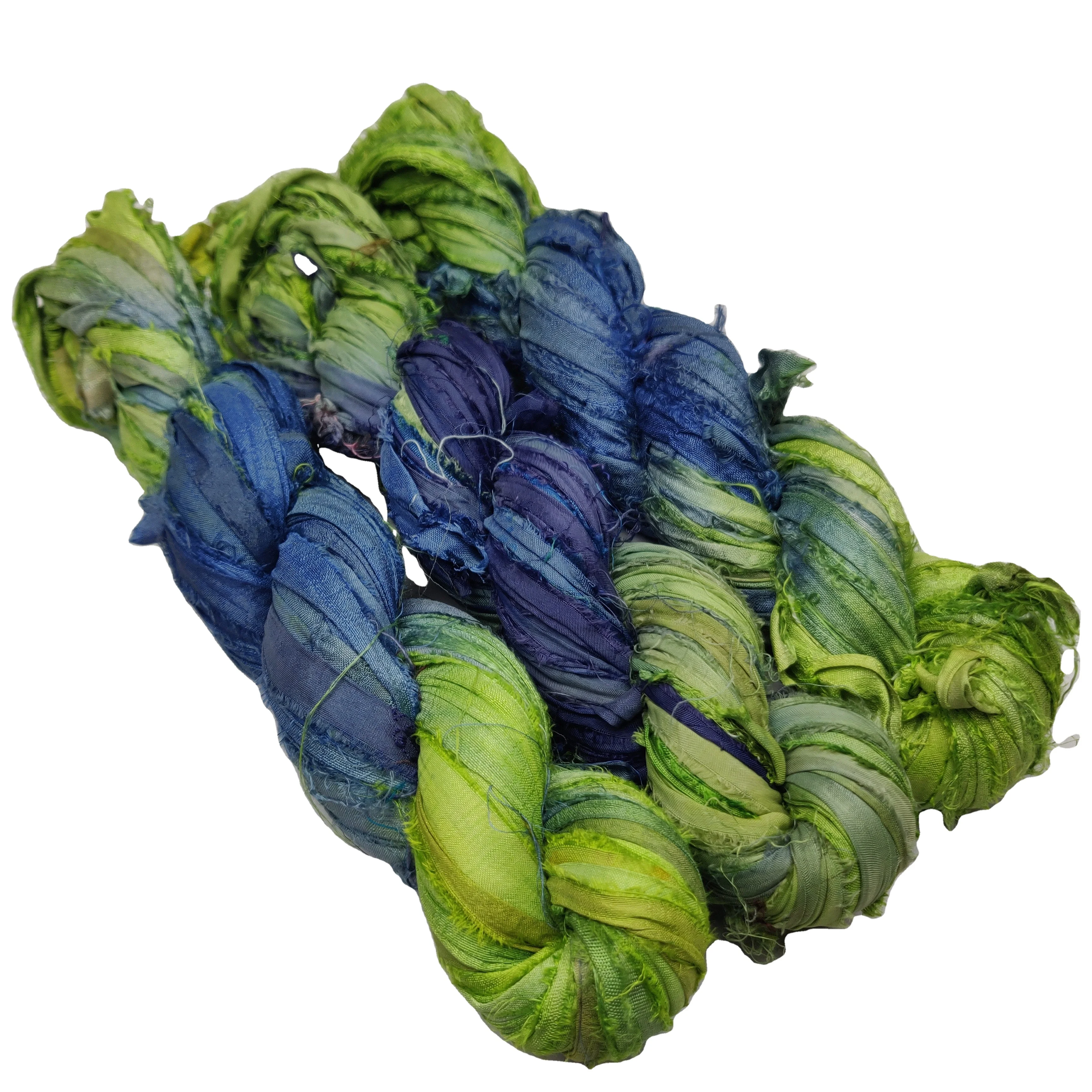 Шелковая лента сари пряжа 3-дюймовая ткань с принтом корсажная рисунок в горошек материал для лица