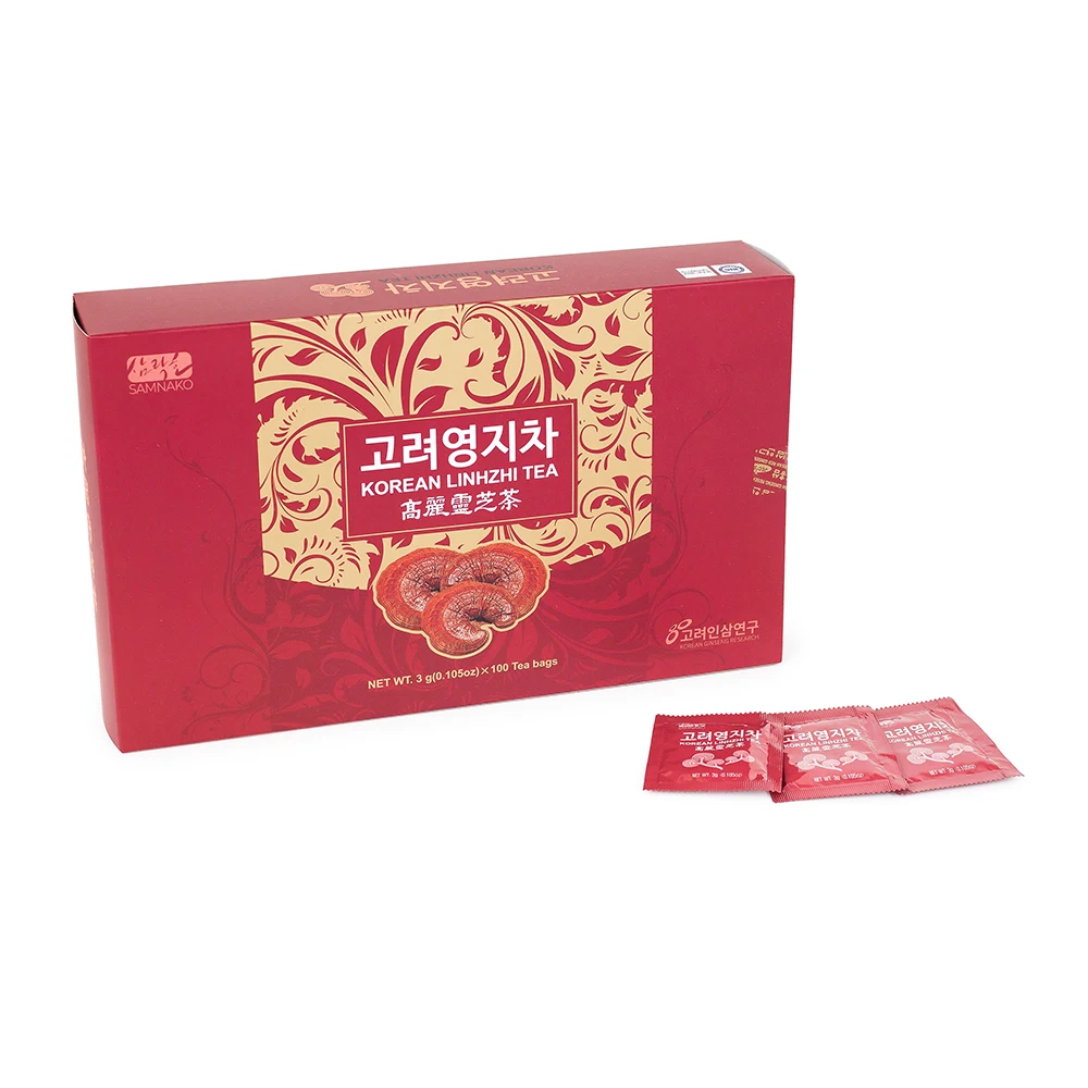 Korean Linhzhi Tea 3gx100_ Ganoderma lucidum mushroom extract, Reish Lingzhi Tea_Premium Health Foods Lingzhi Tea
