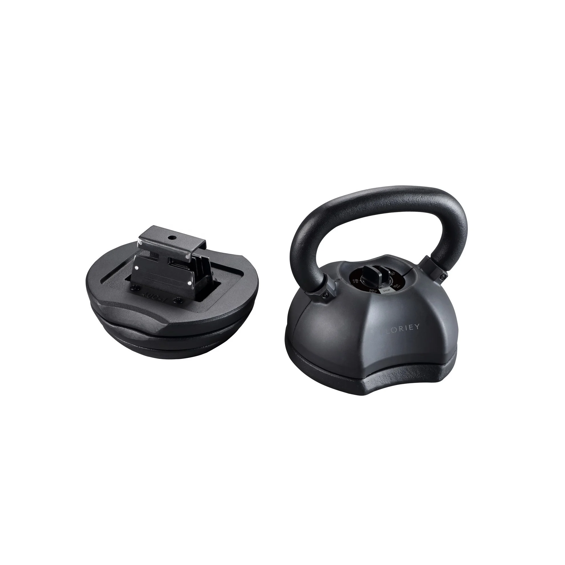 50LB 22.7KG weights Rubber Coated Adjustable Kettlebell dumbbell set sports equipment
