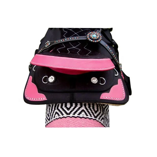 Handmade Indian 100  Percent Leather Horse Western Saddle